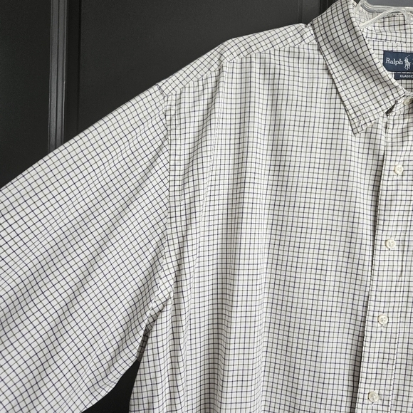 Polo Ralph Lauren L/S Button Down Checkered Shirt Classic Fit Mens Sz 4XB - Picture 4 of 9